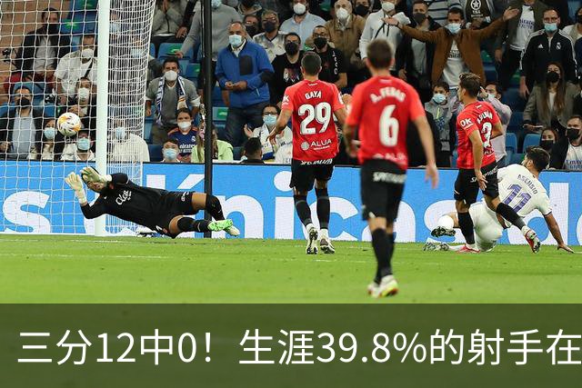 三分12中0！生涯39.8%的射手在勇士哑火